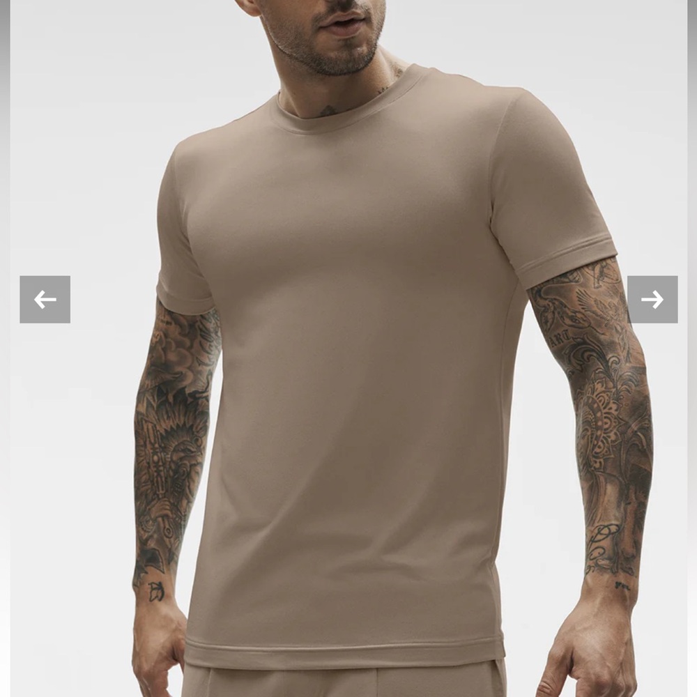 Alo Conquer Reform Crewneck Short Sleeve sz S